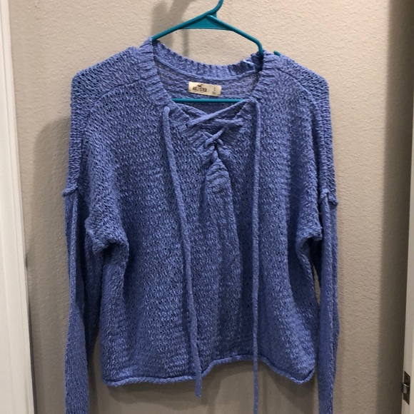 blue/purple hollister sweater - Picture 1 of 3